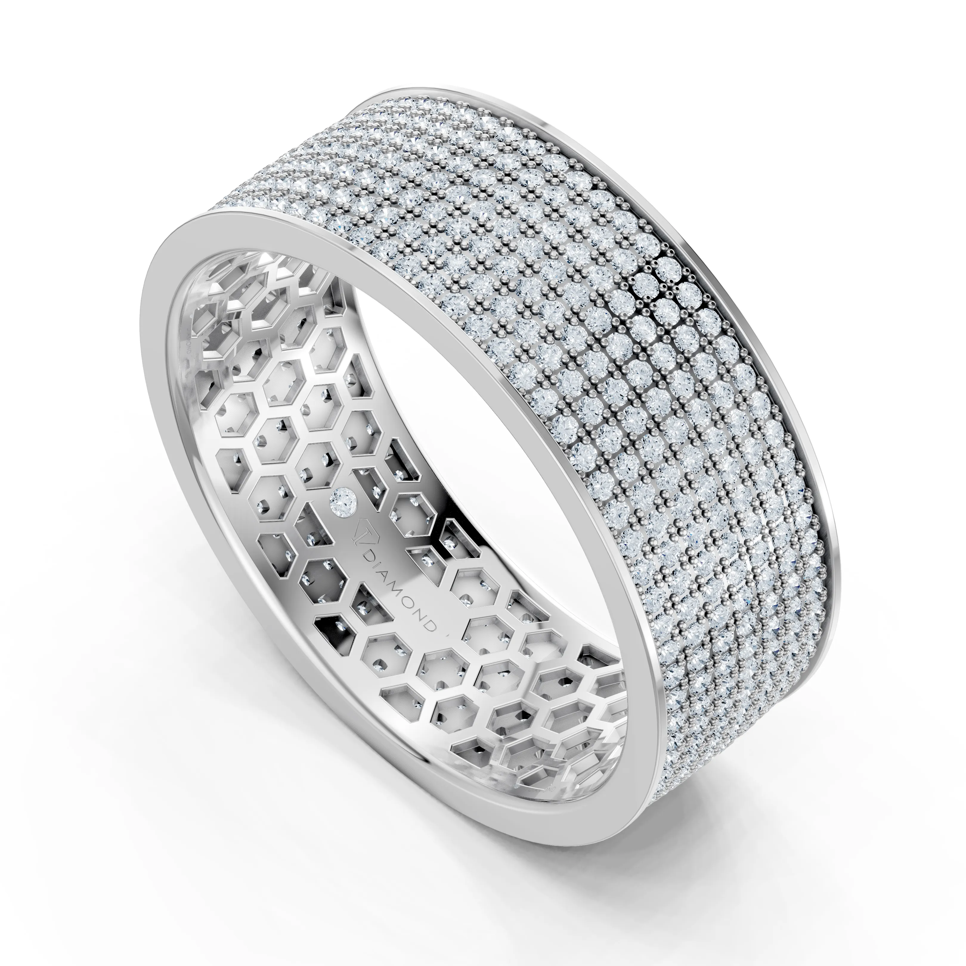 aurella diamond eternity band - gallery - 4