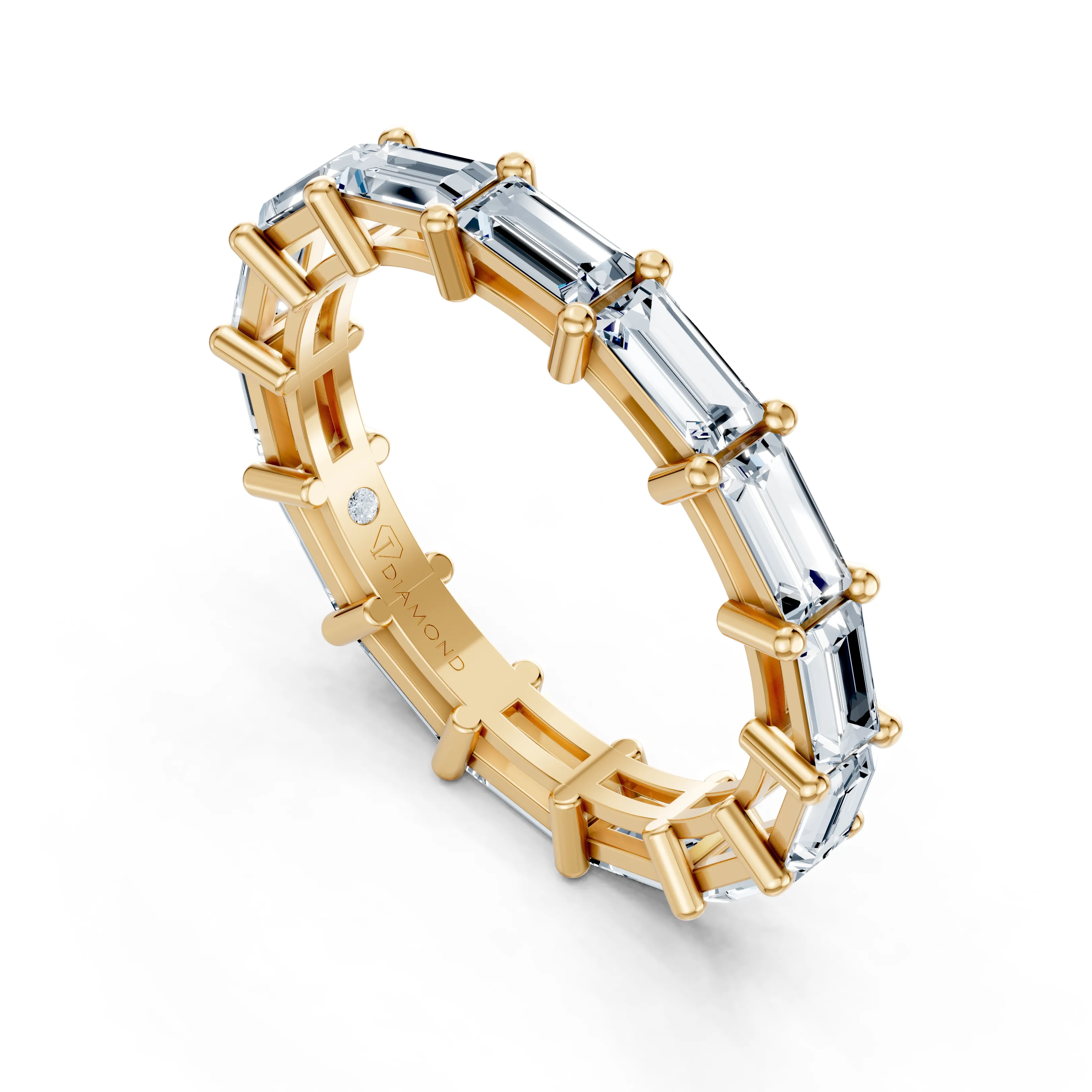 lucenna baguette eternity band - gallery - 6