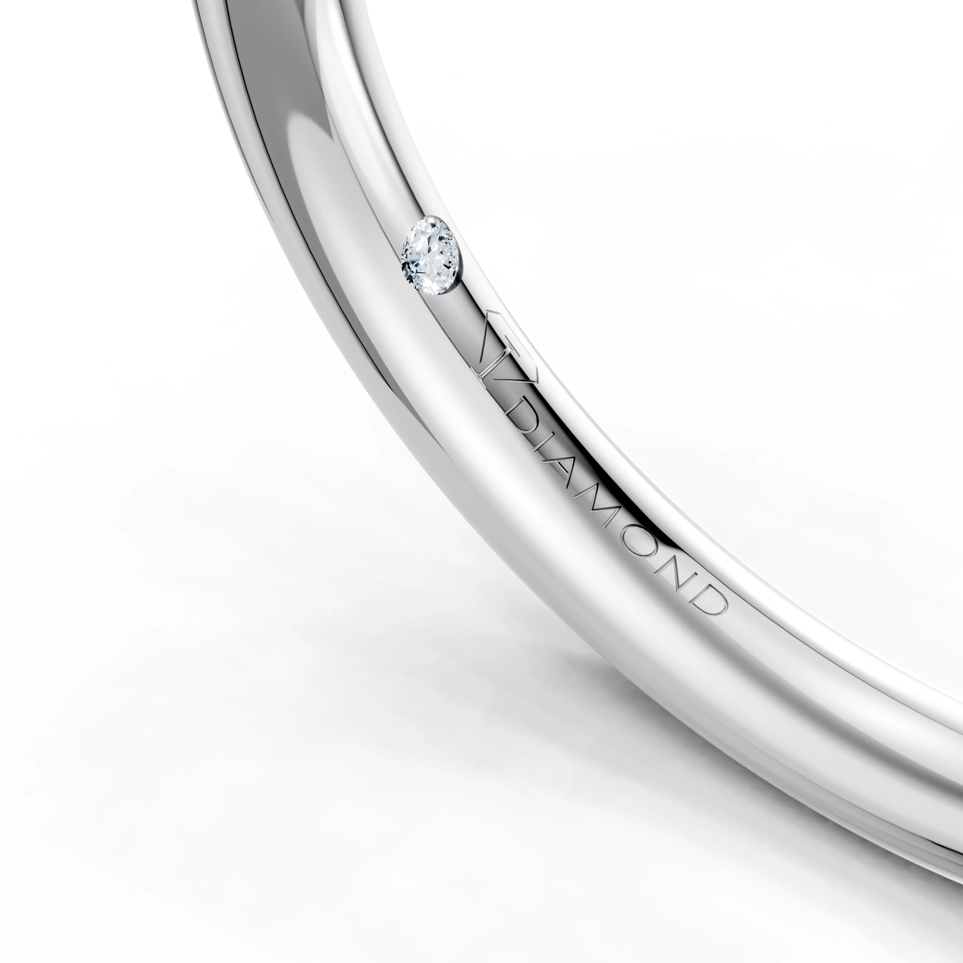 elara pear solitaire pave diamond ring - gallery - 7