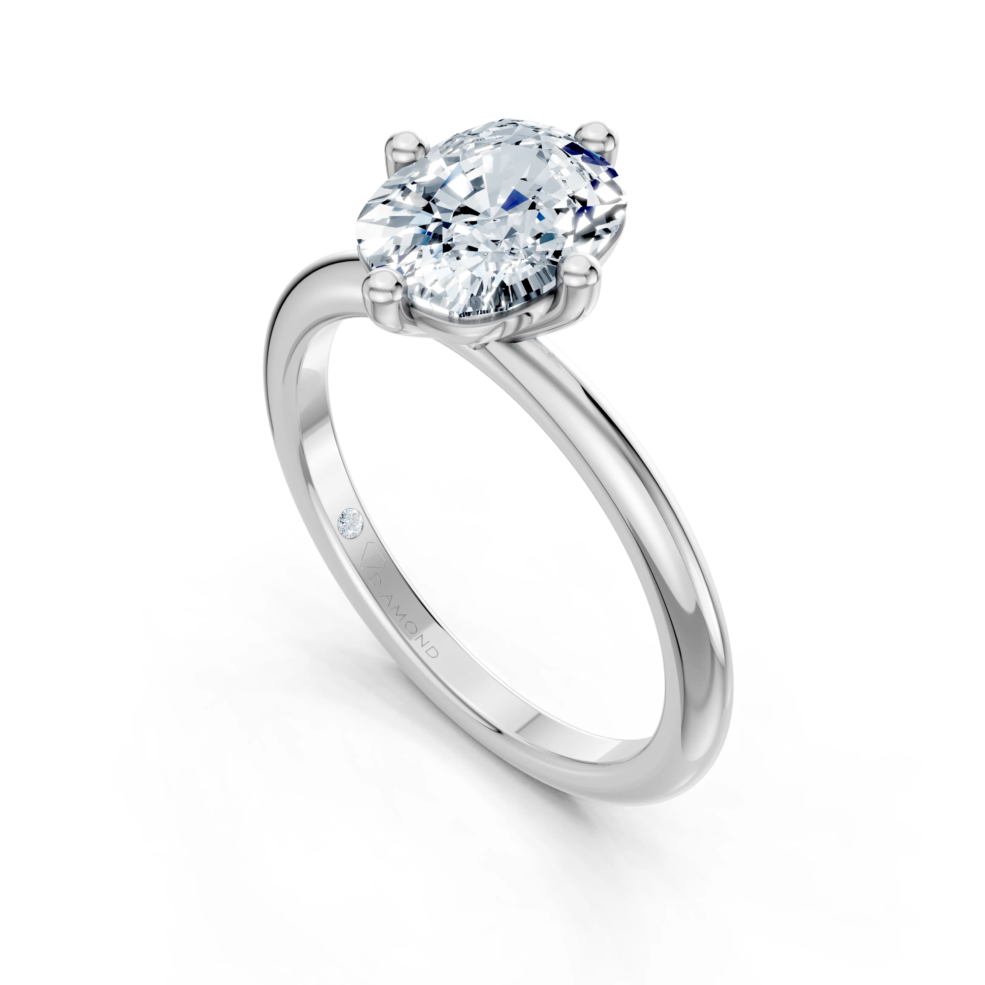 veyra cushion solitaire ring - gallery - 4