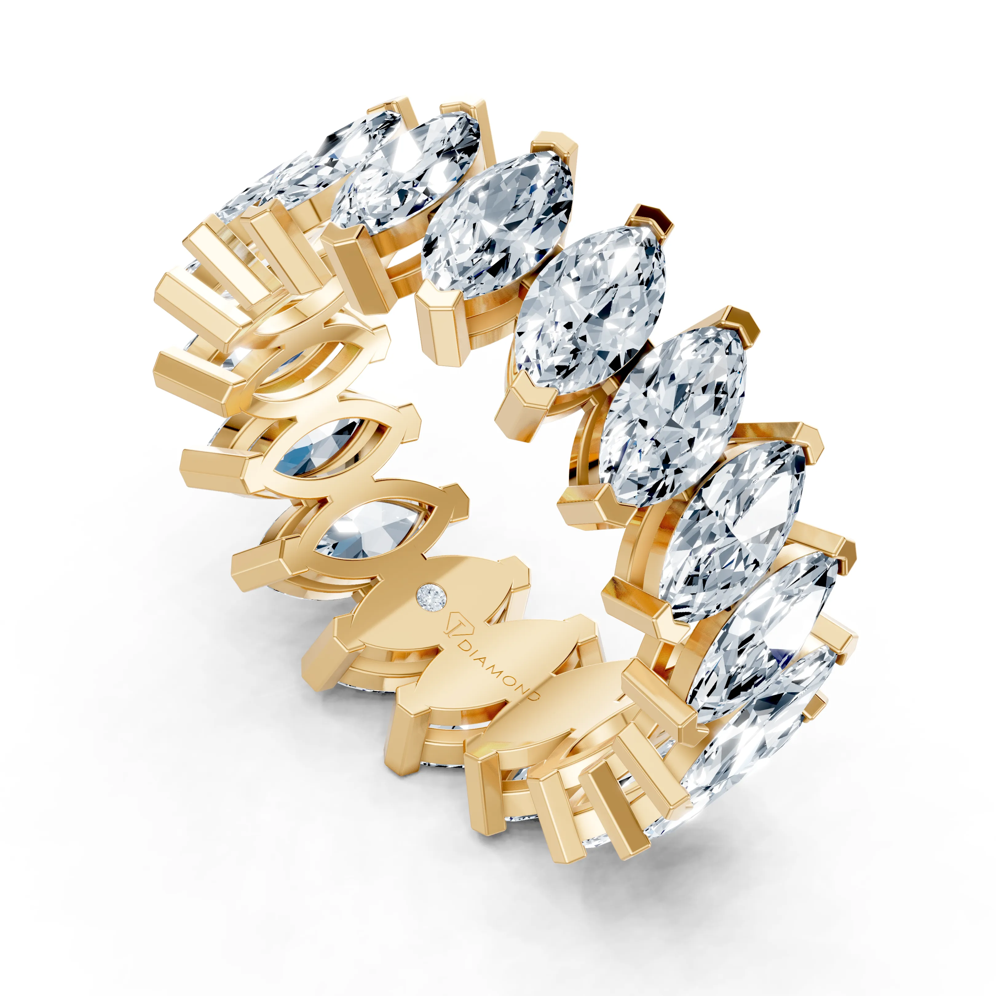 azmara marquise eternity ring - gallery - 4