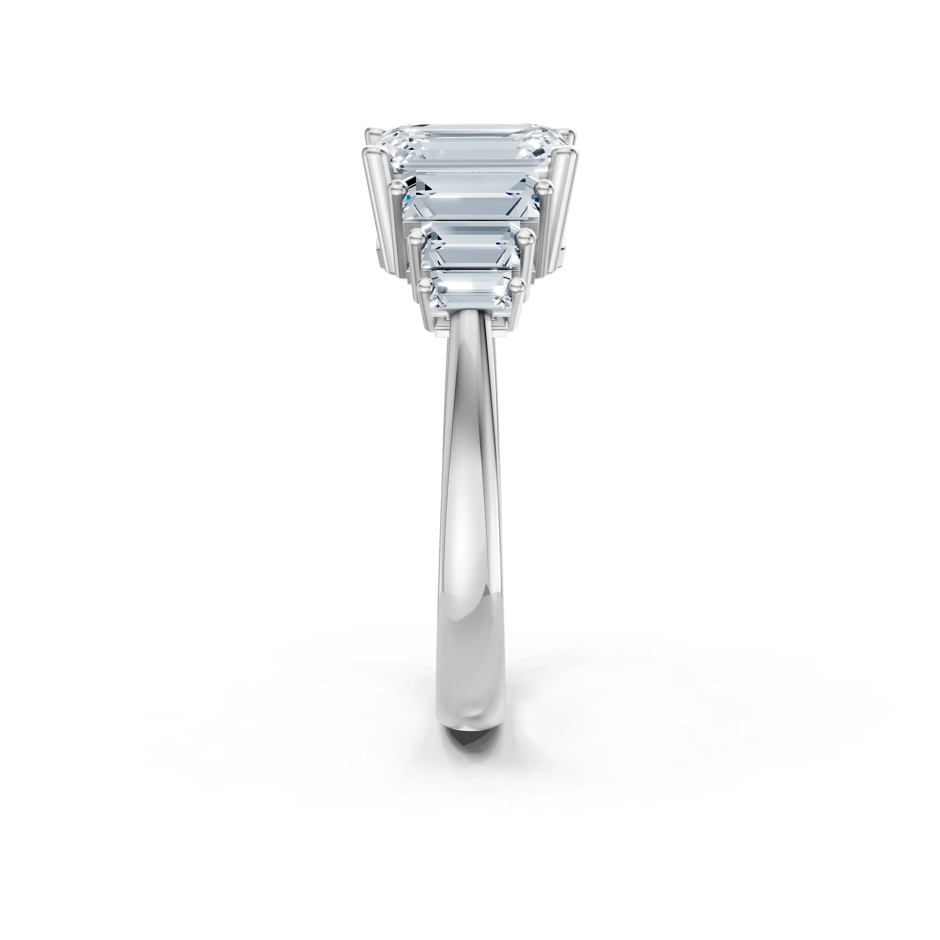 zyphora emerald baguette ring - gallery - 4