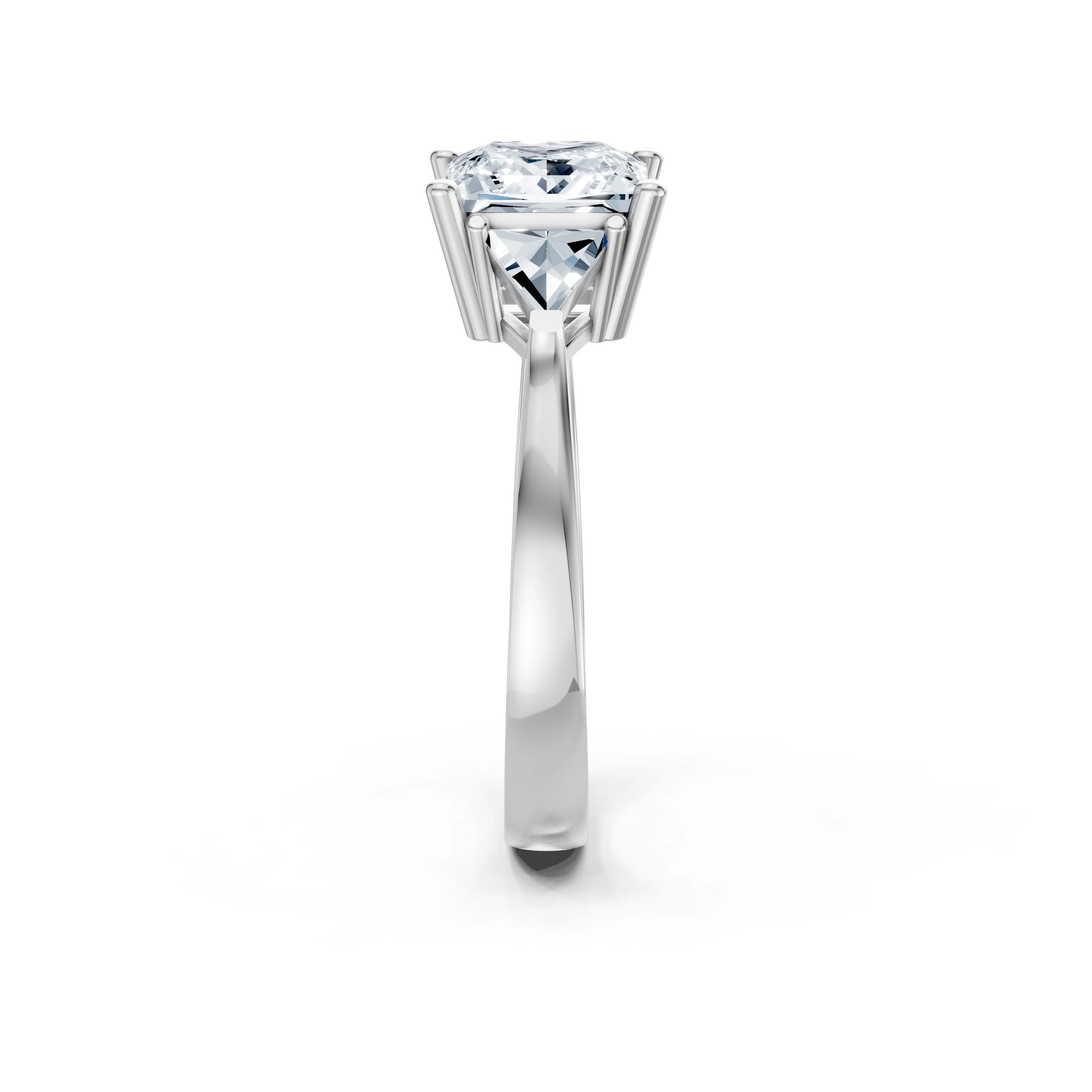 asteria princess trillion trio ring - gallery - 4