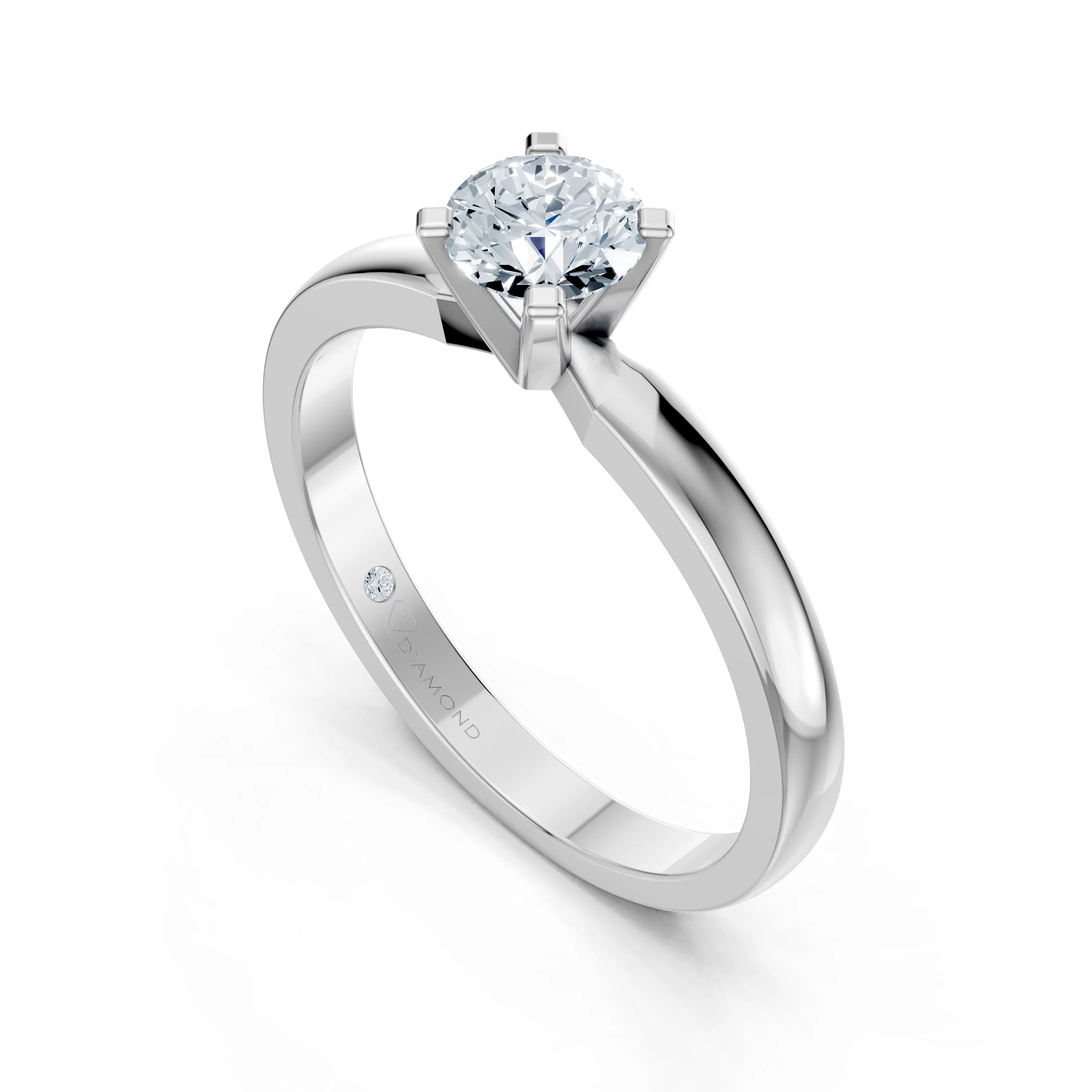 belvanna round solitaire ring - gallery - 5