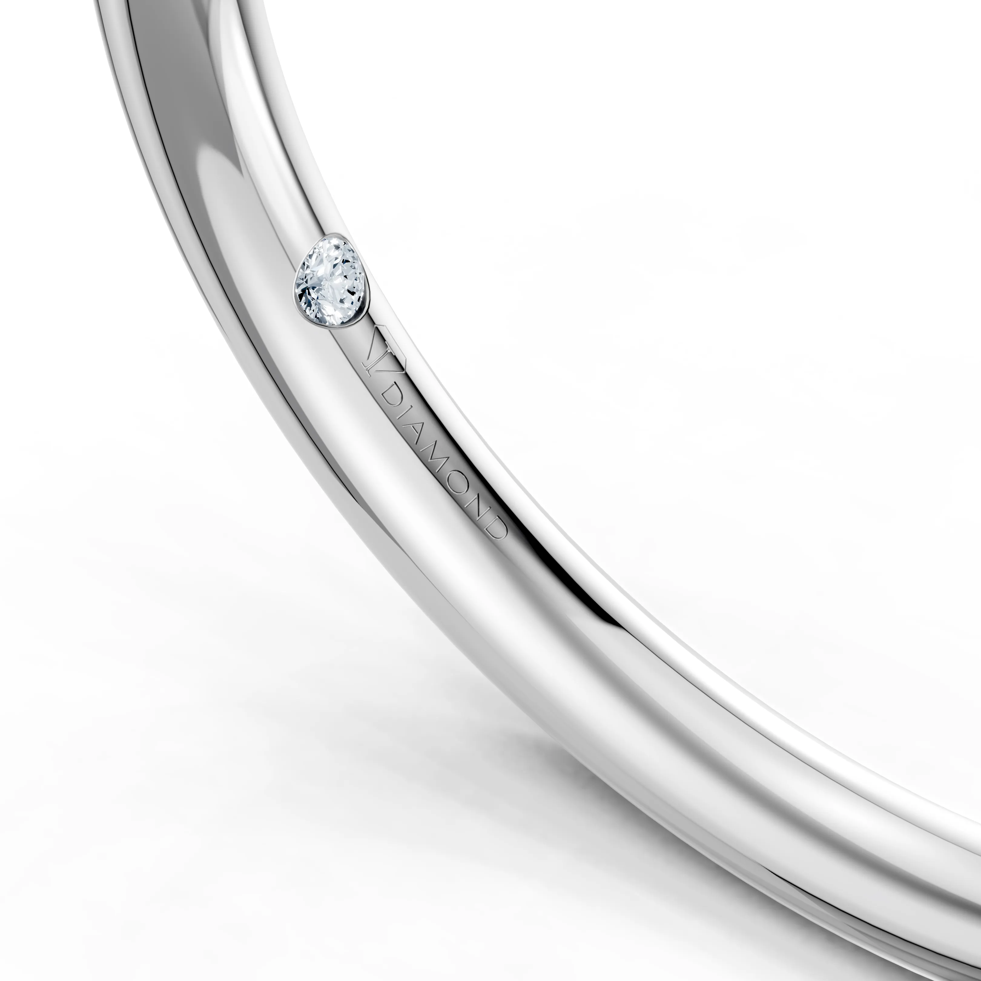 ondorelle pave emerald solitaire ring - gallery - 5