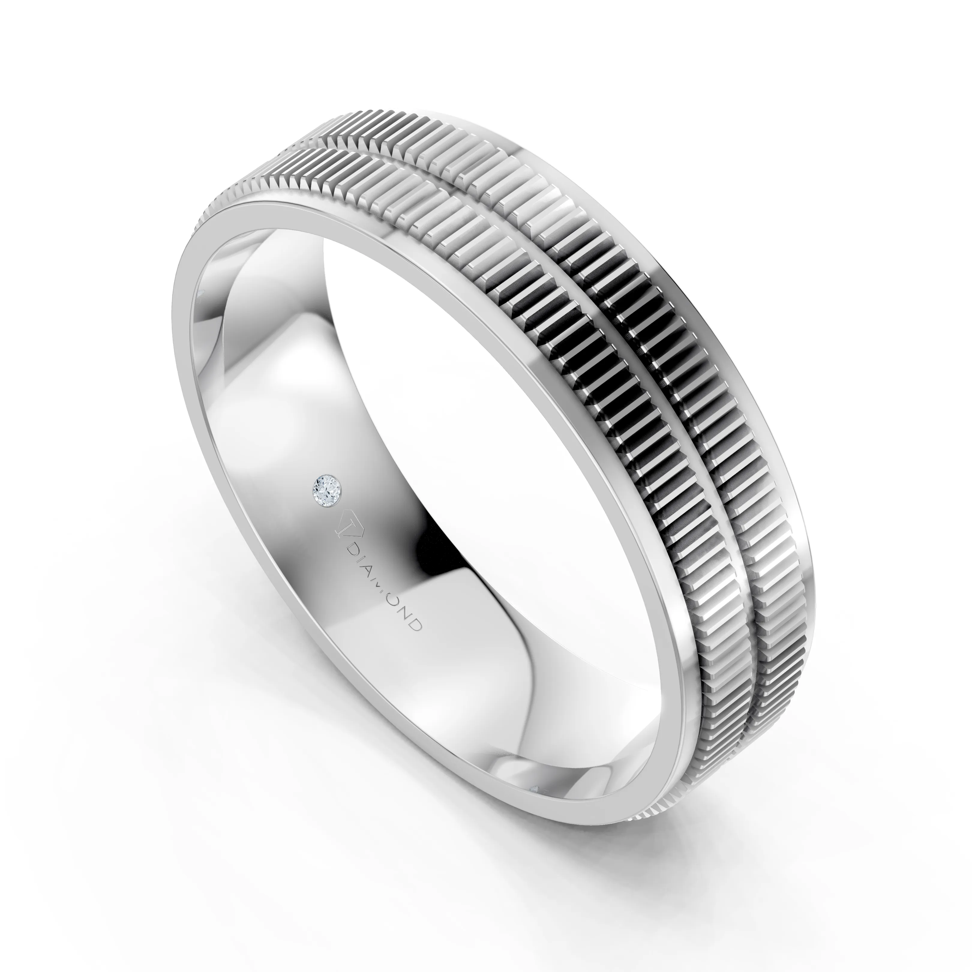 eternal balance men s wedding band - gallery - 5