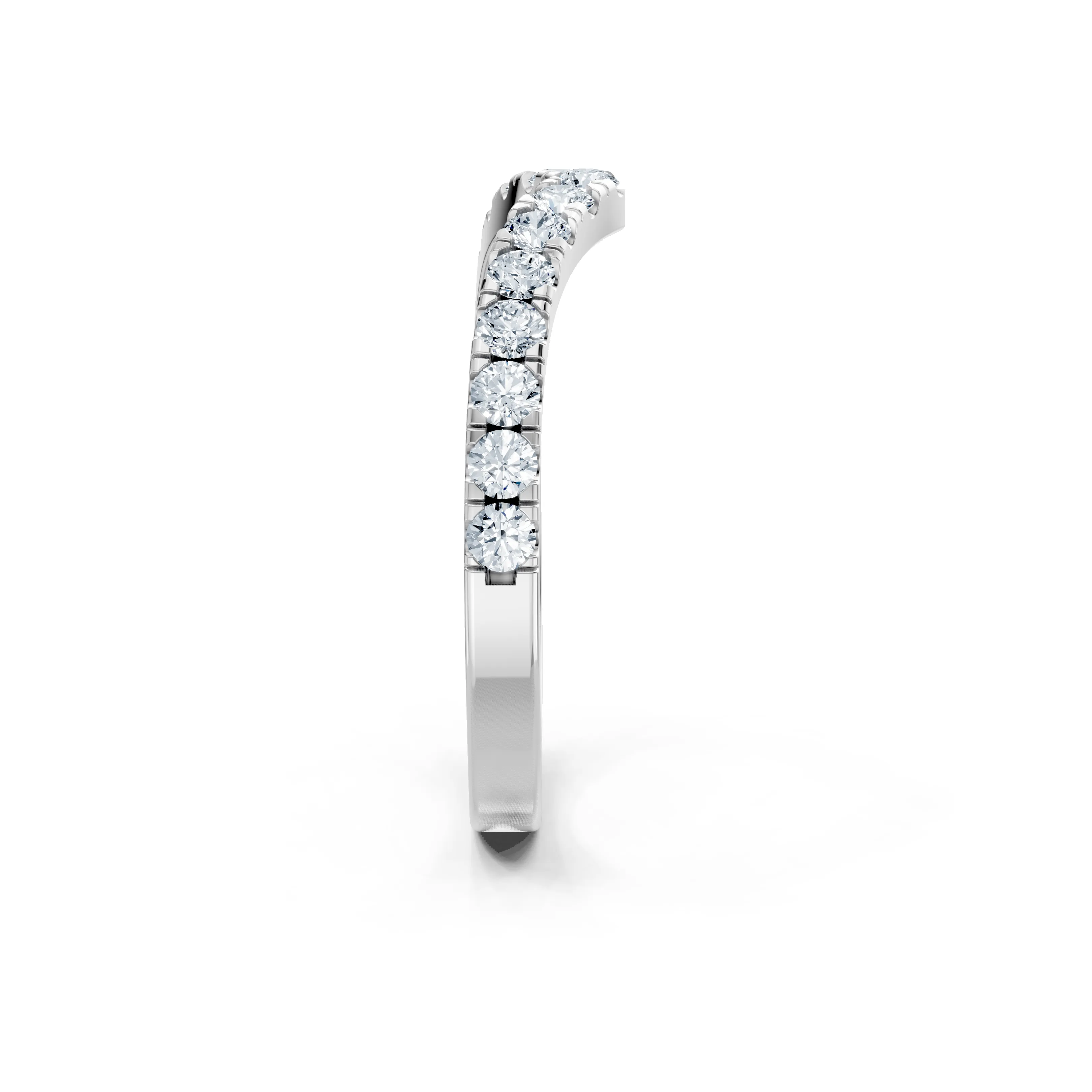 vespera v shaped eternity band - gallery - 4