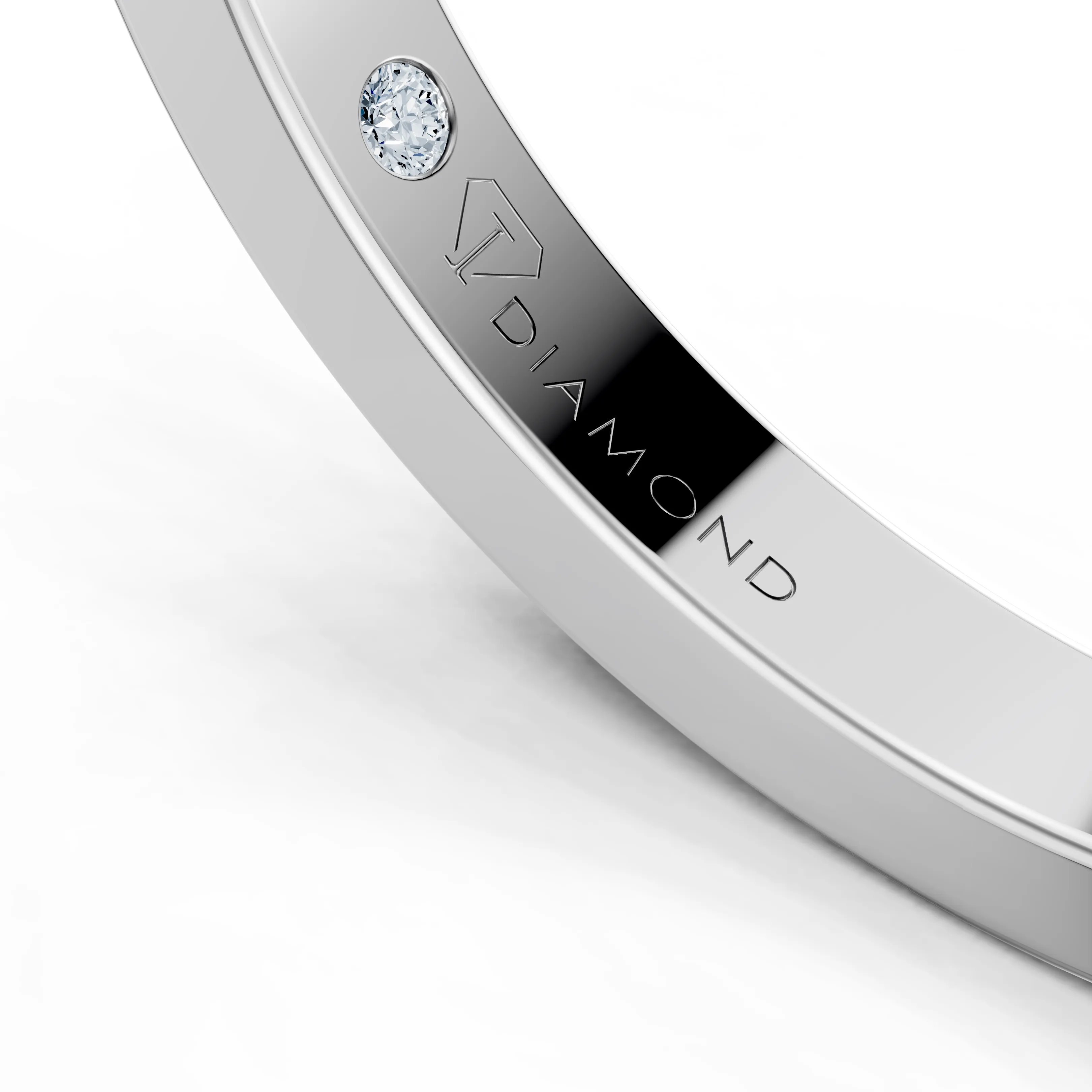 vespera v shaped eternity band - gallery - 6