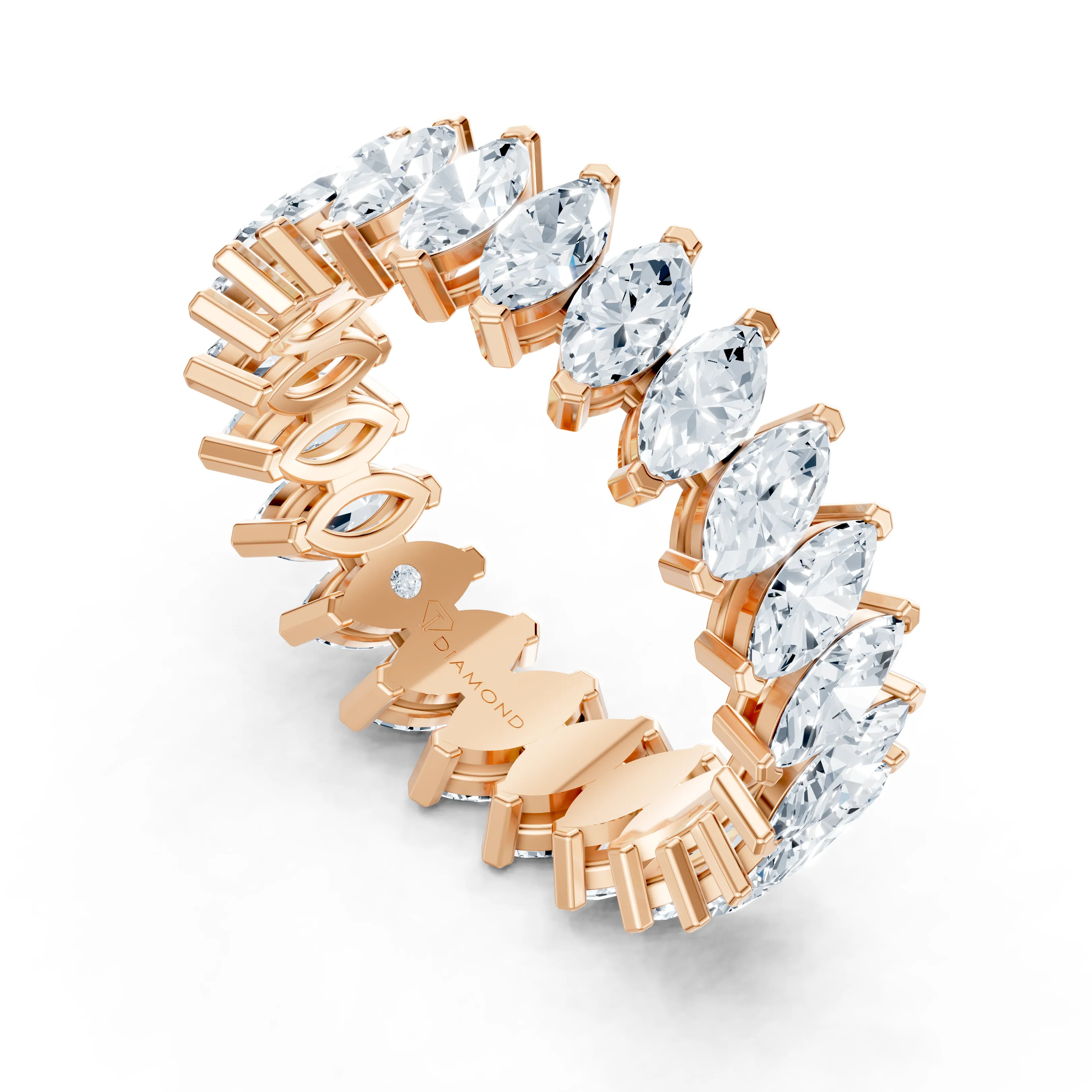zephyrelle eternity diamond ring - gallery - 4