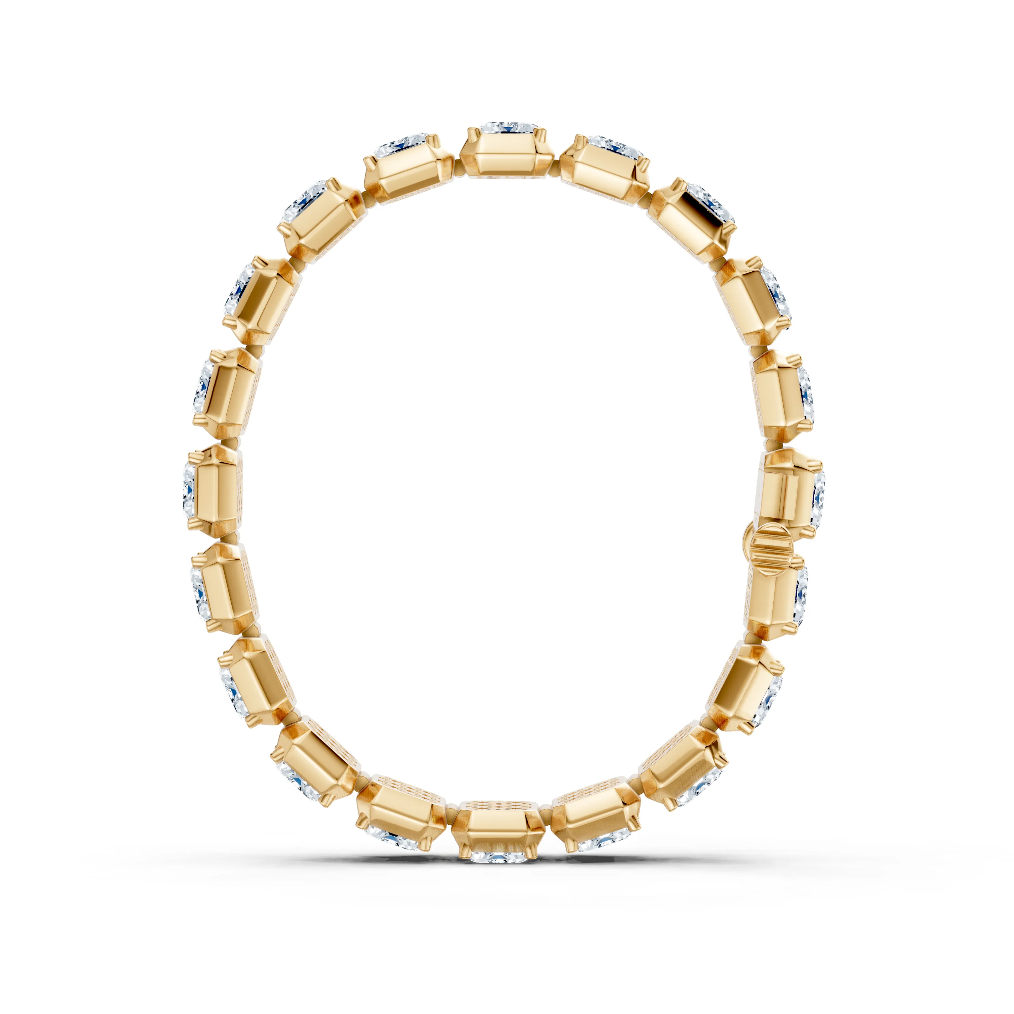 45 carat emerald tennis bracelet - gallery - 6