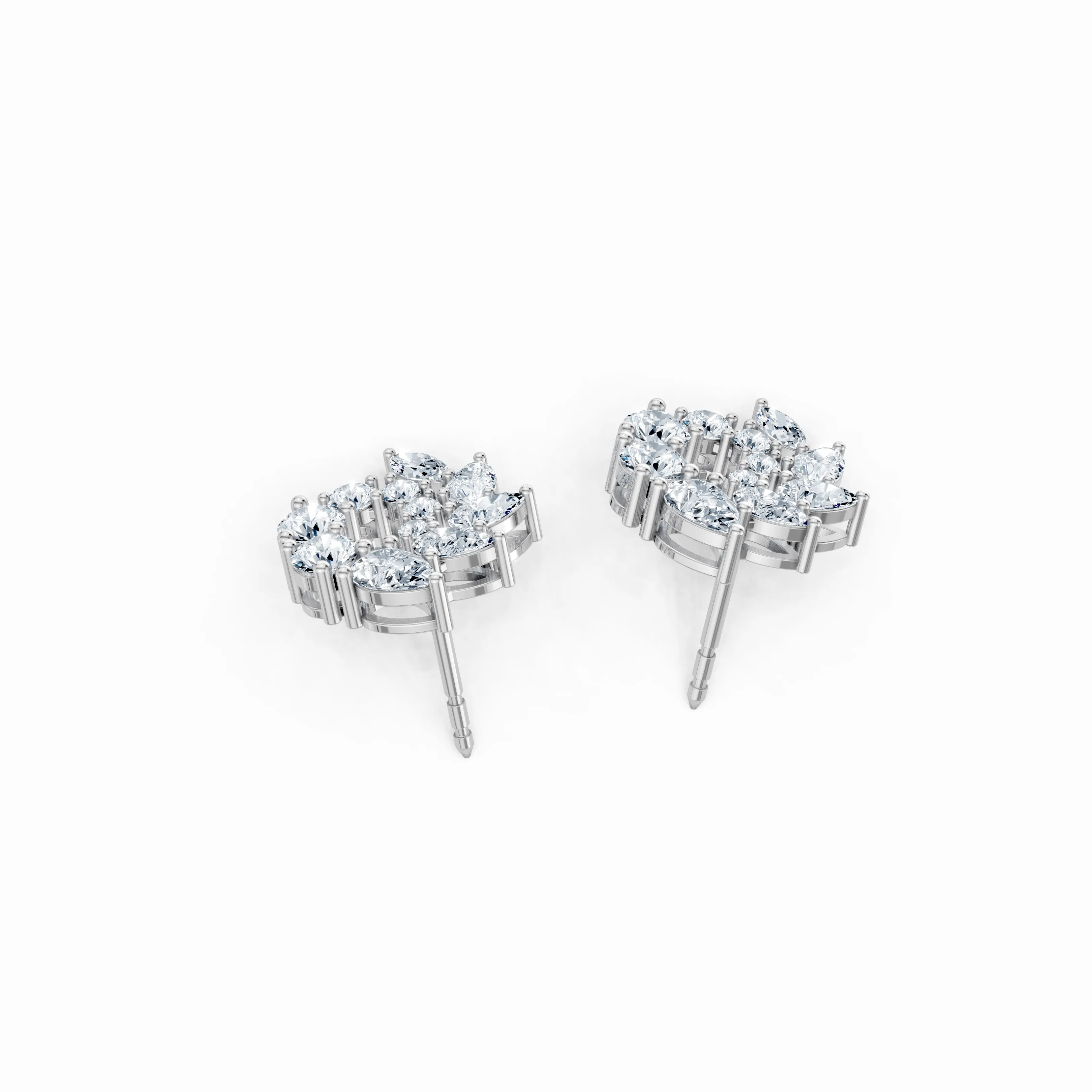 astra spiral stud earrings - gallery - 4