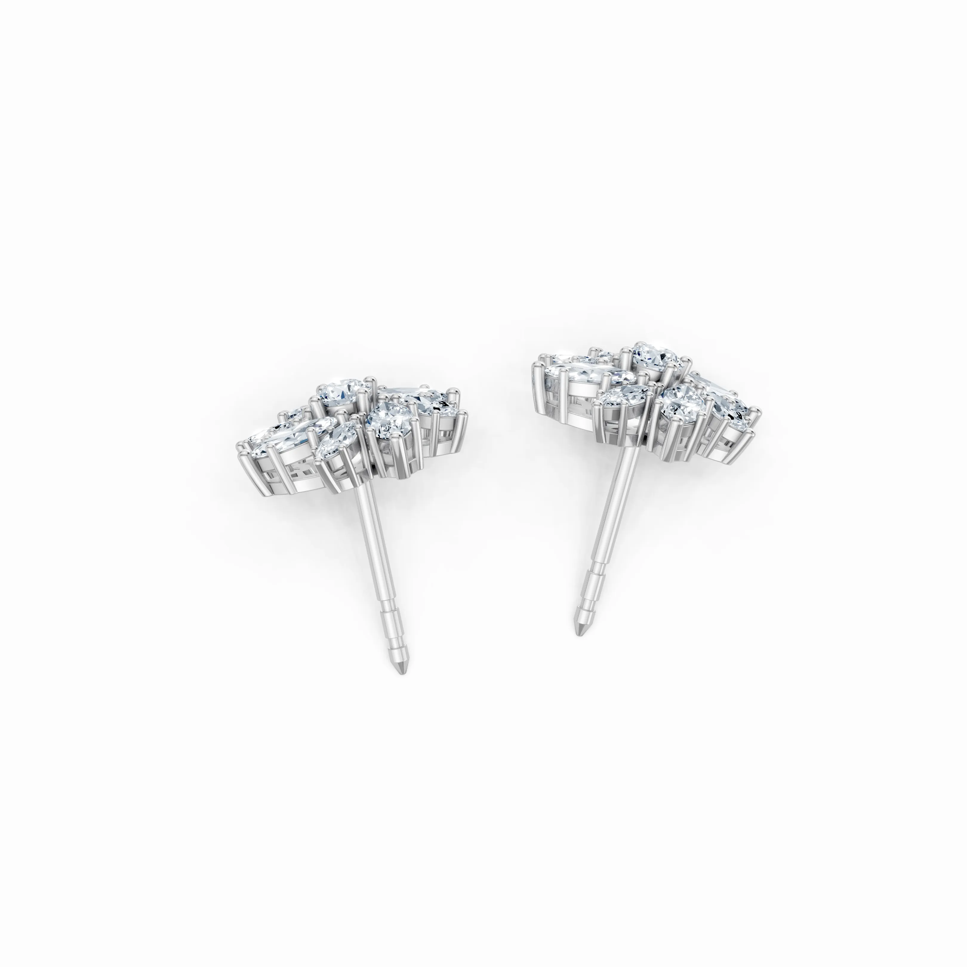aurora bloom stud earrings - gallery - 4