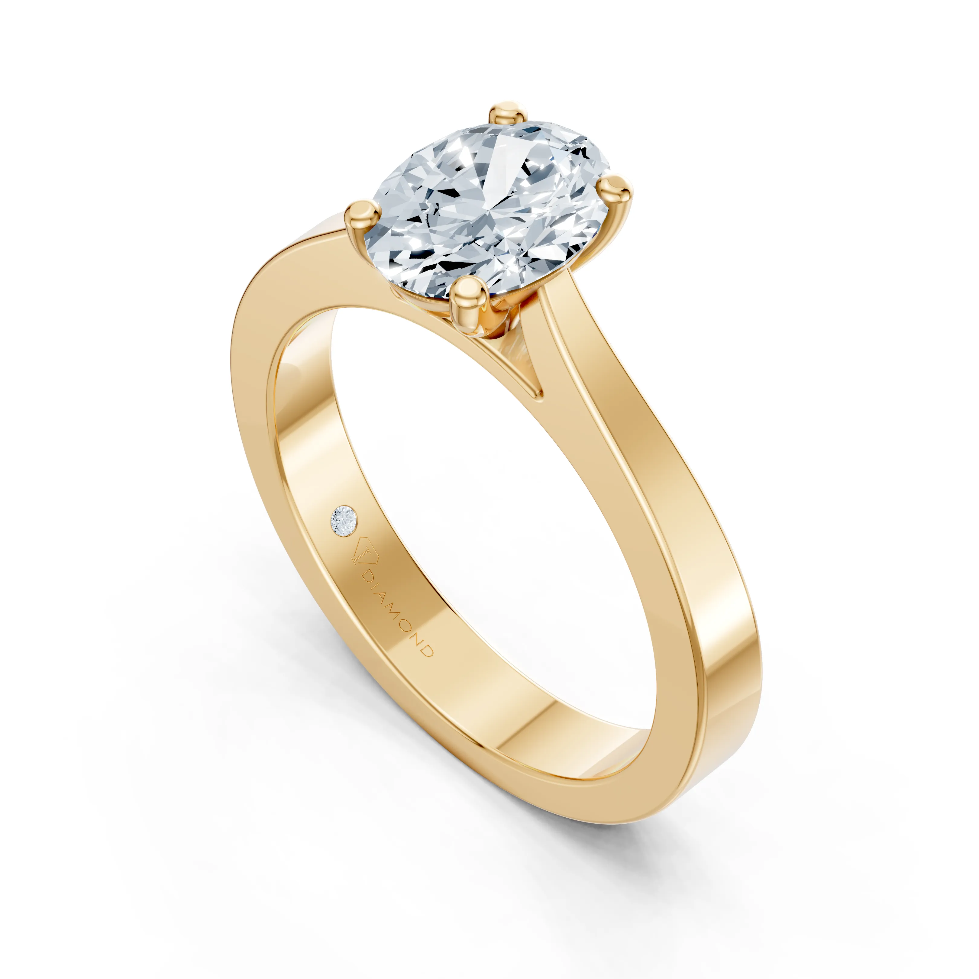 novastra solitaire ring - gallery - 4