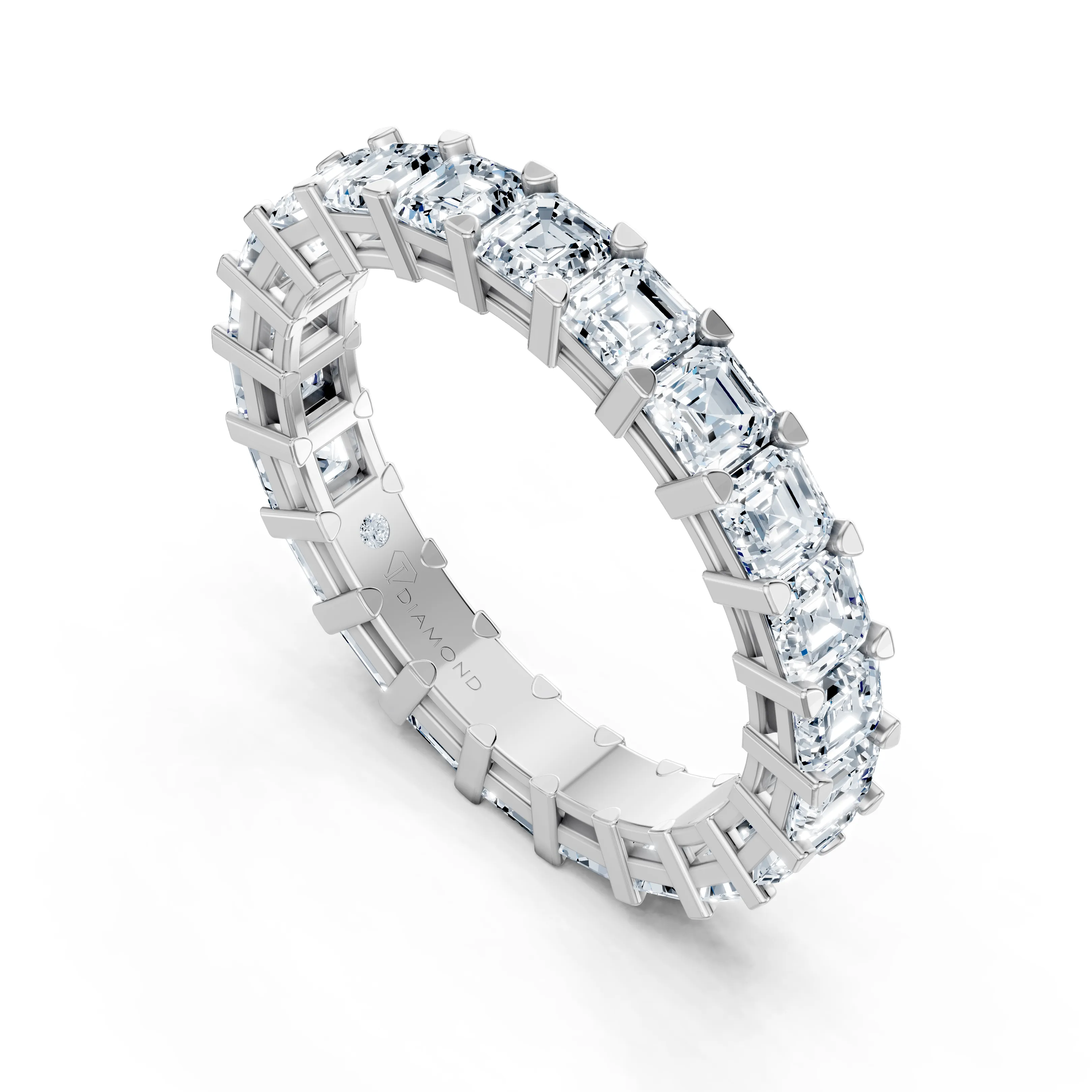 horizon asscher eternity band - gallery - 5