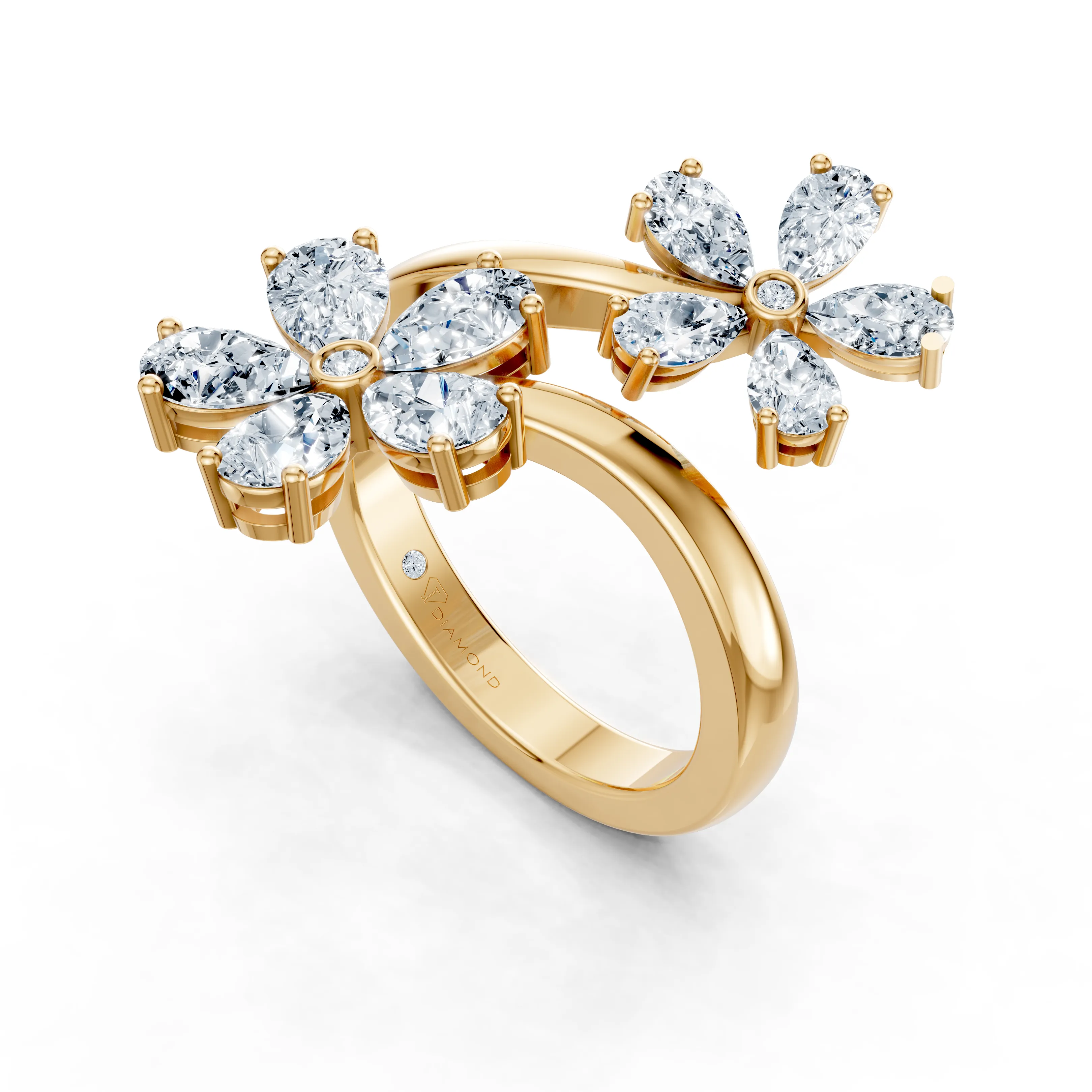 fleur de poire flower ring - gallery - 5