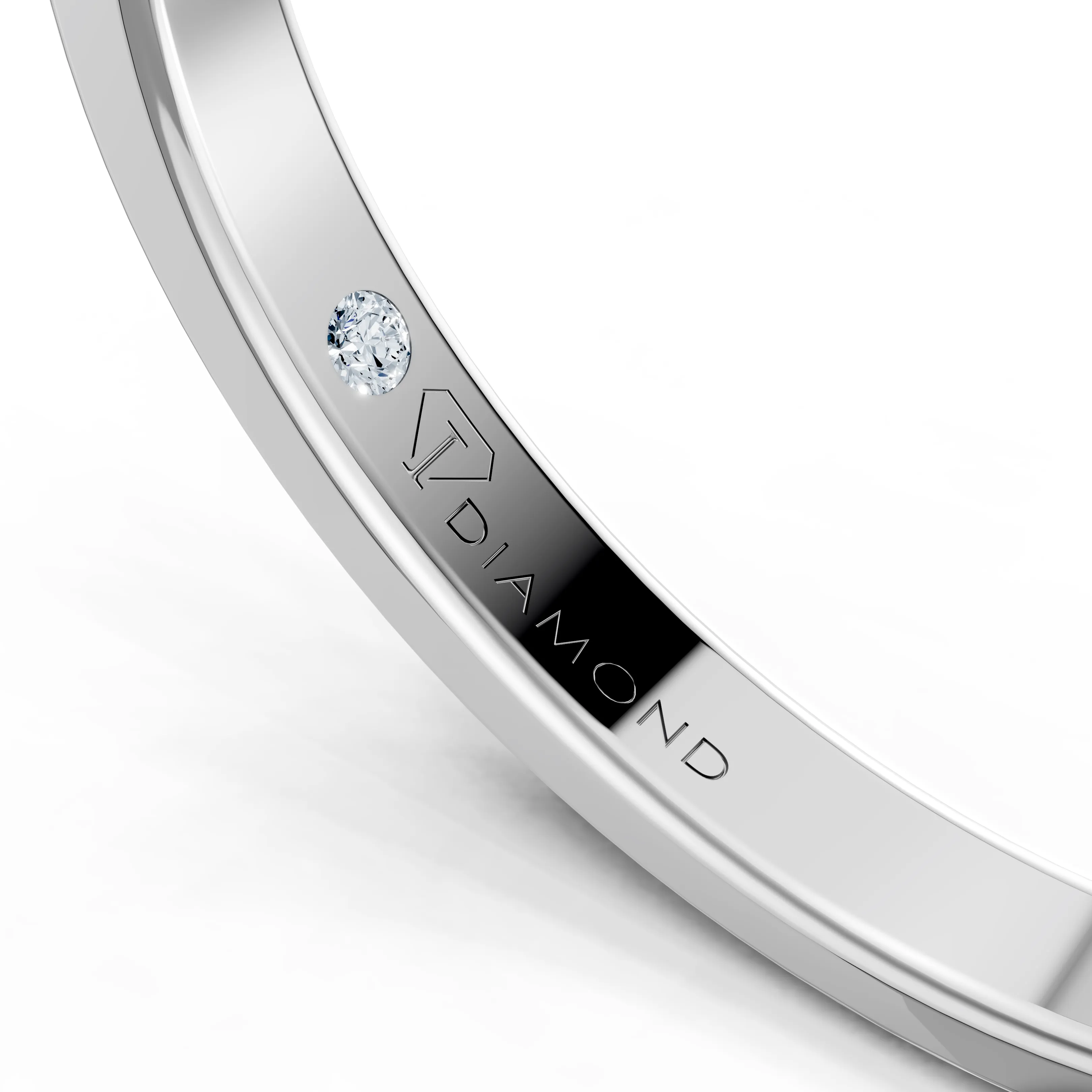serenity radiant solitaire ring - gallery - 6