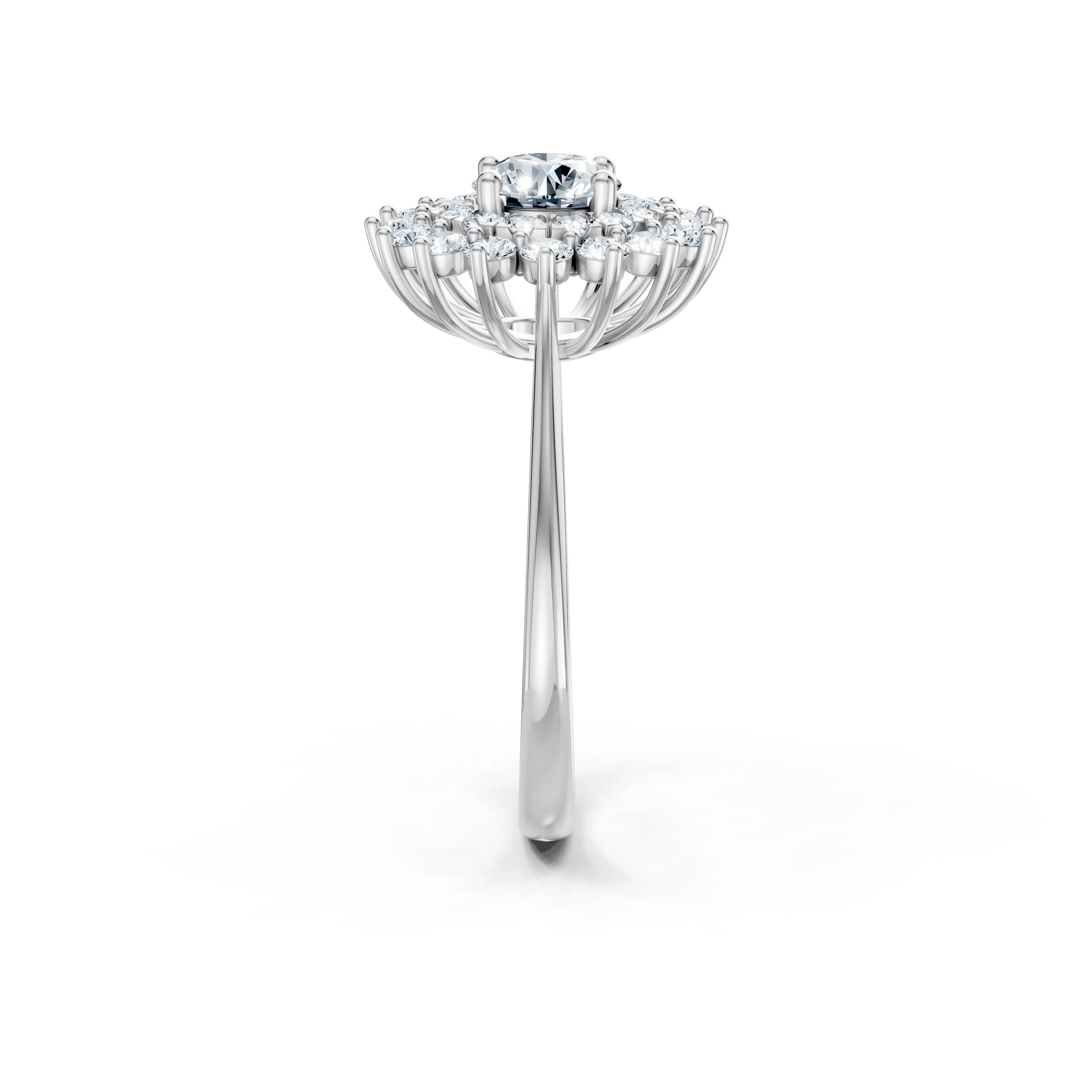 radiant bloom halo ring - gallery - 3