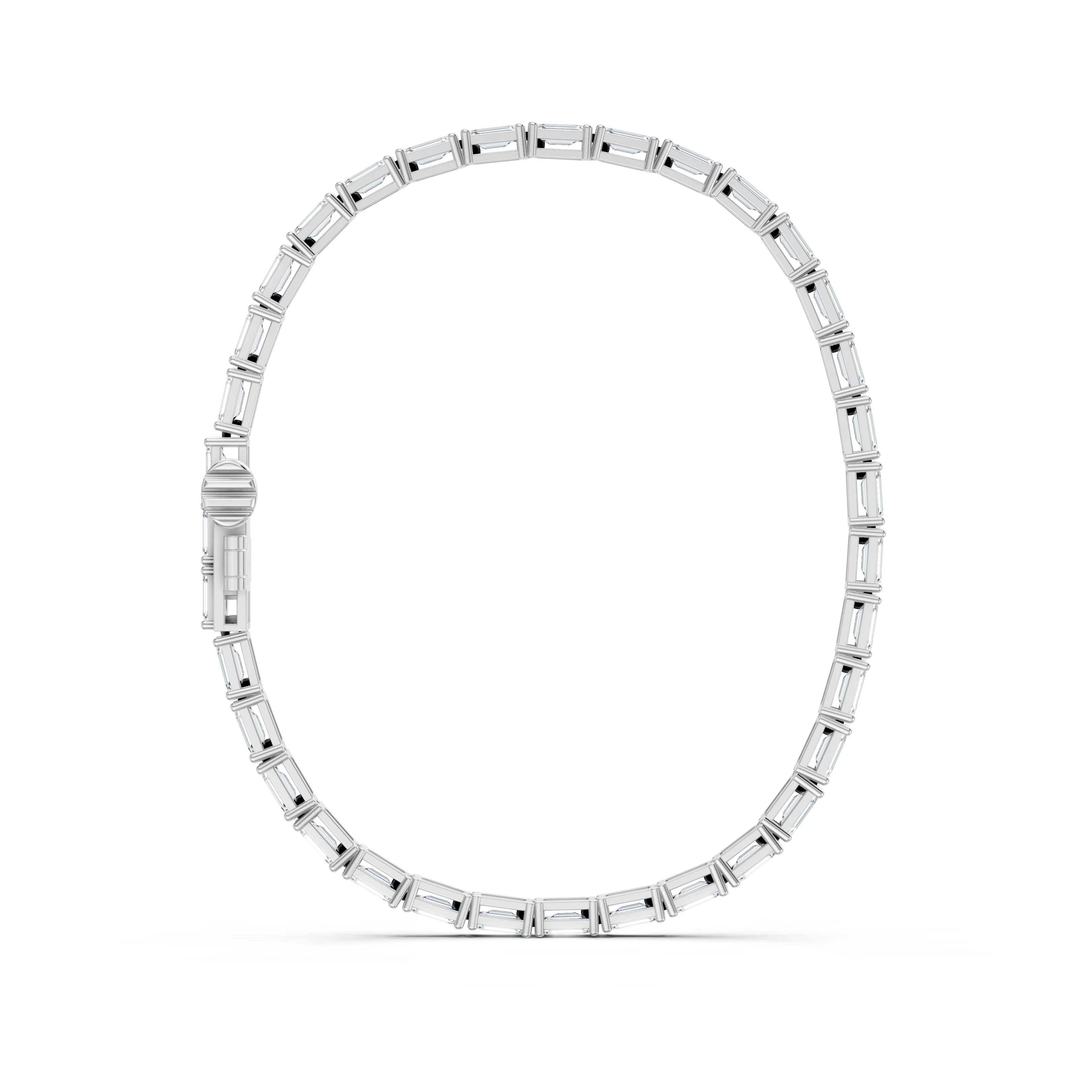 9 carat emerald mirage tennis bracelet - gallery - 7