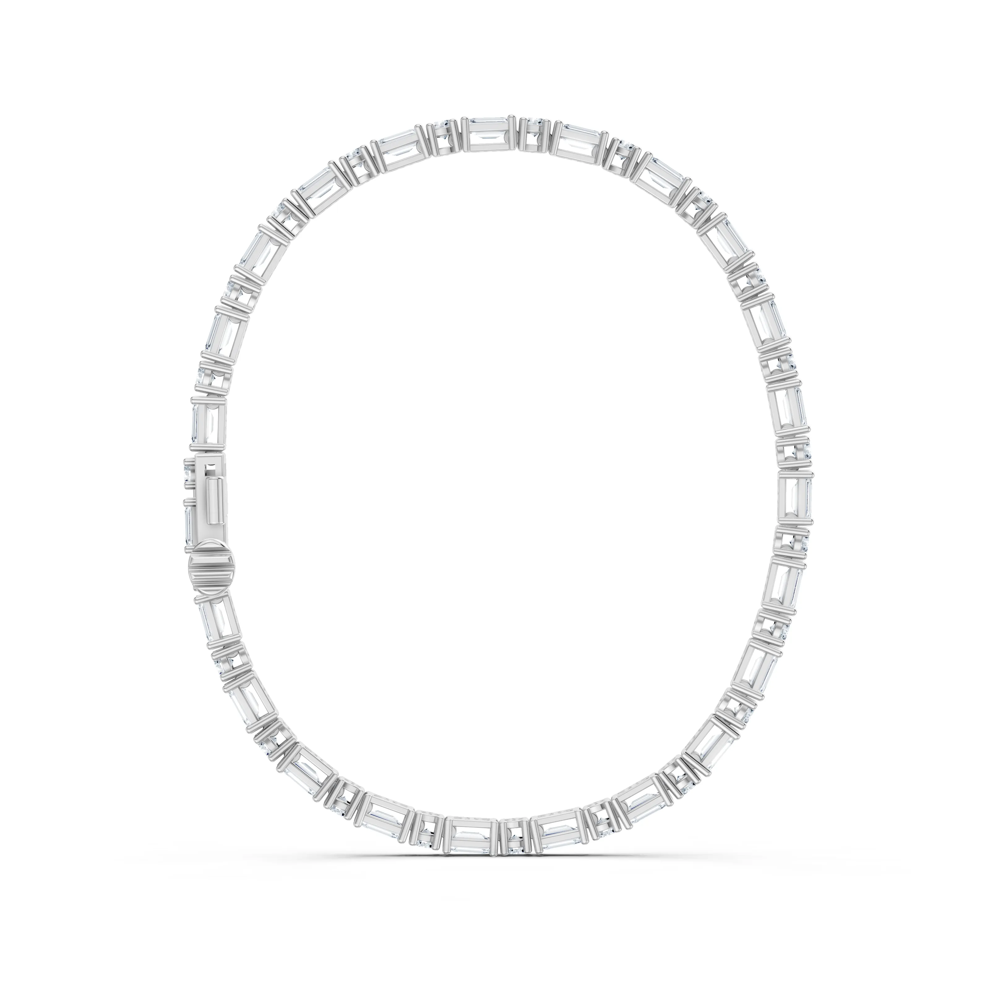 5 carat symphony of cuts tennis bracelet - gallery - 6
