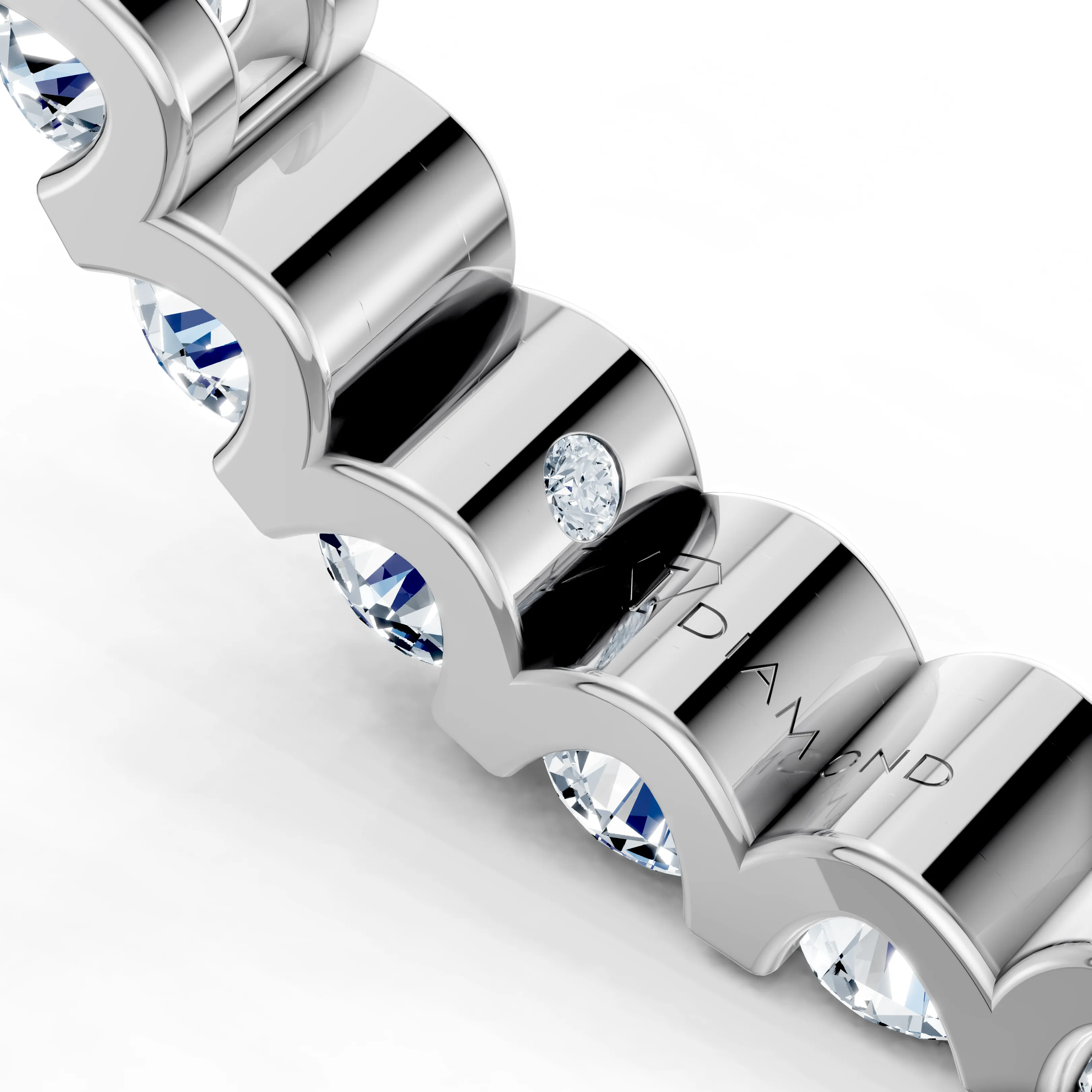 eterna diamond eternity band - gallery - 5