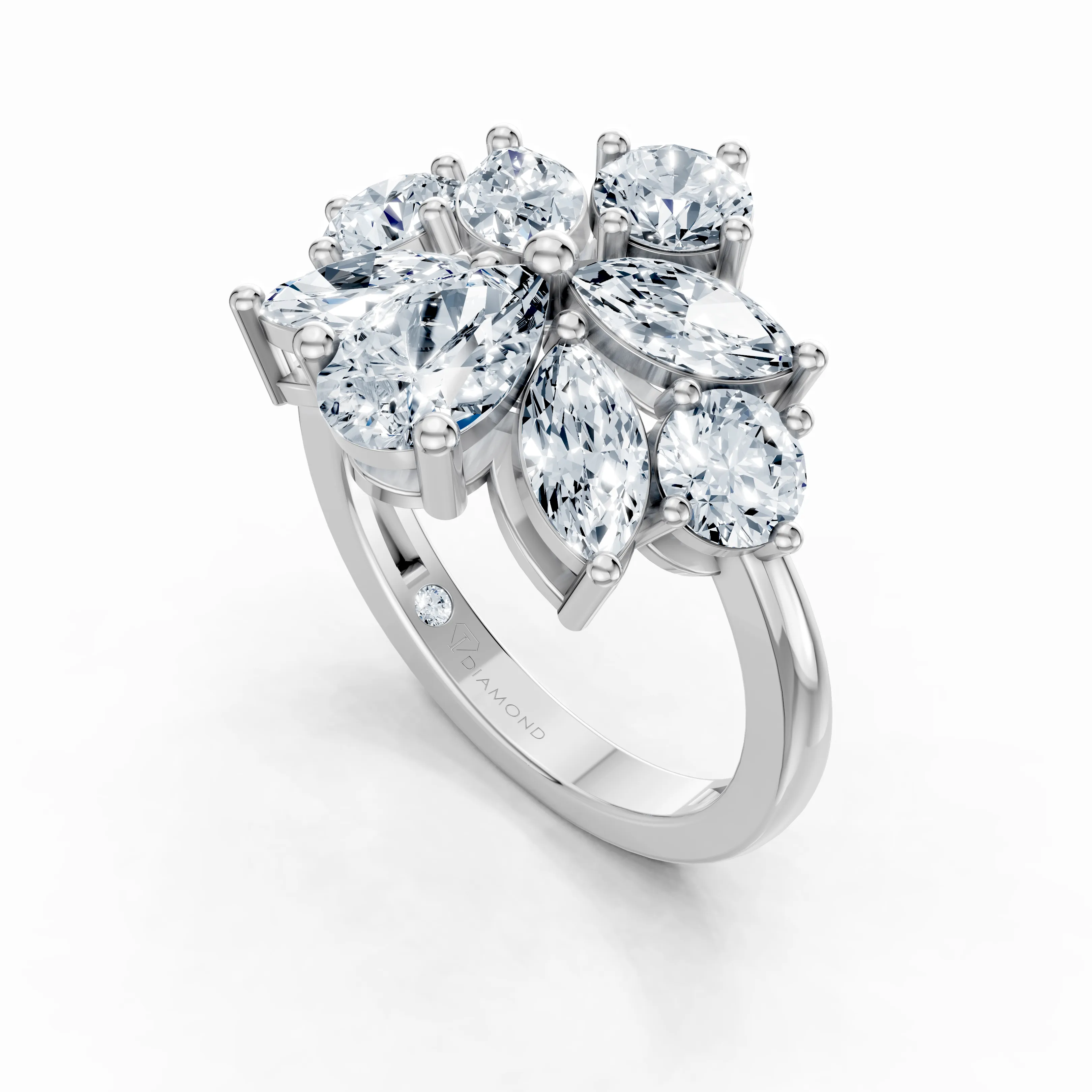 celestial dewdrop ring - gallery - 4