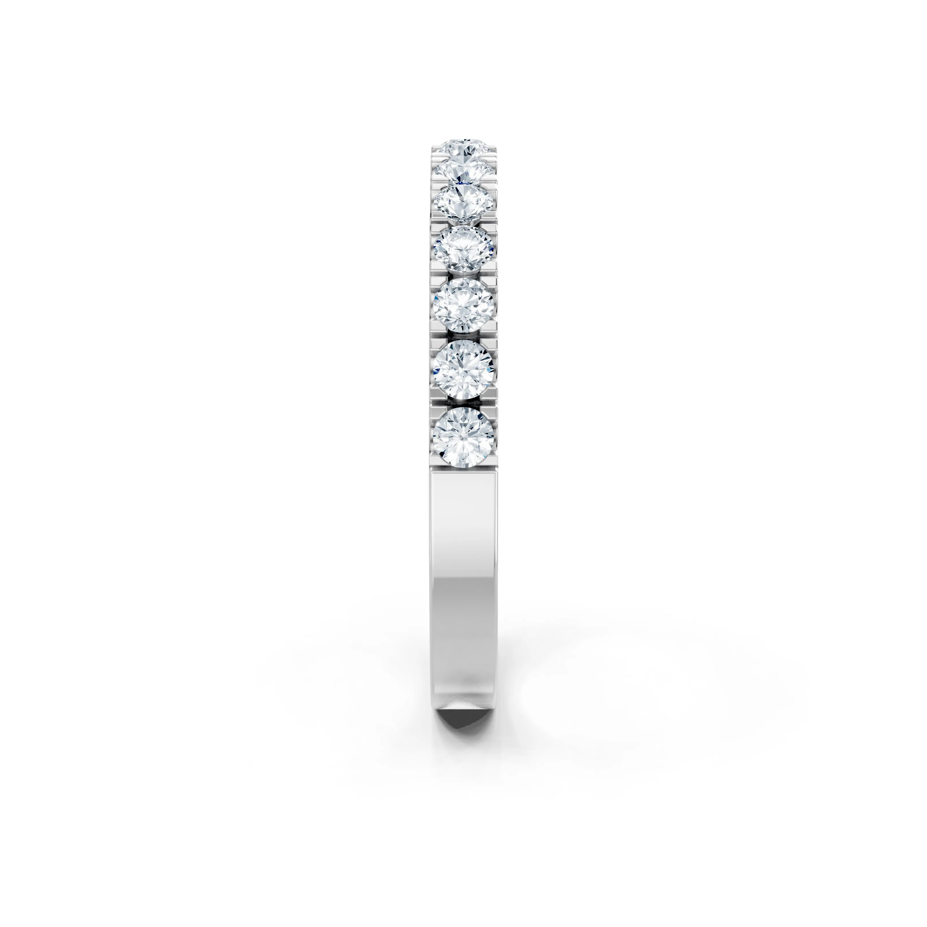 lustrare half eternity diamond band - gallery - 5