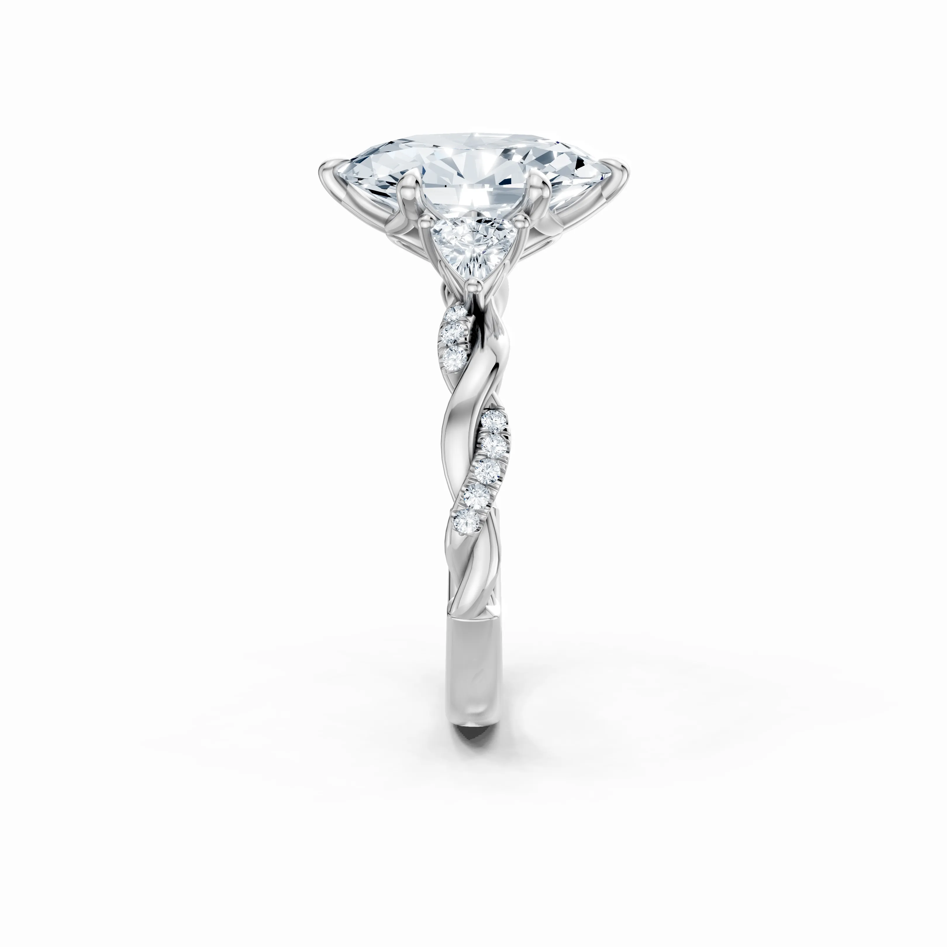 eterna oval trilogy ring - gallery - 4