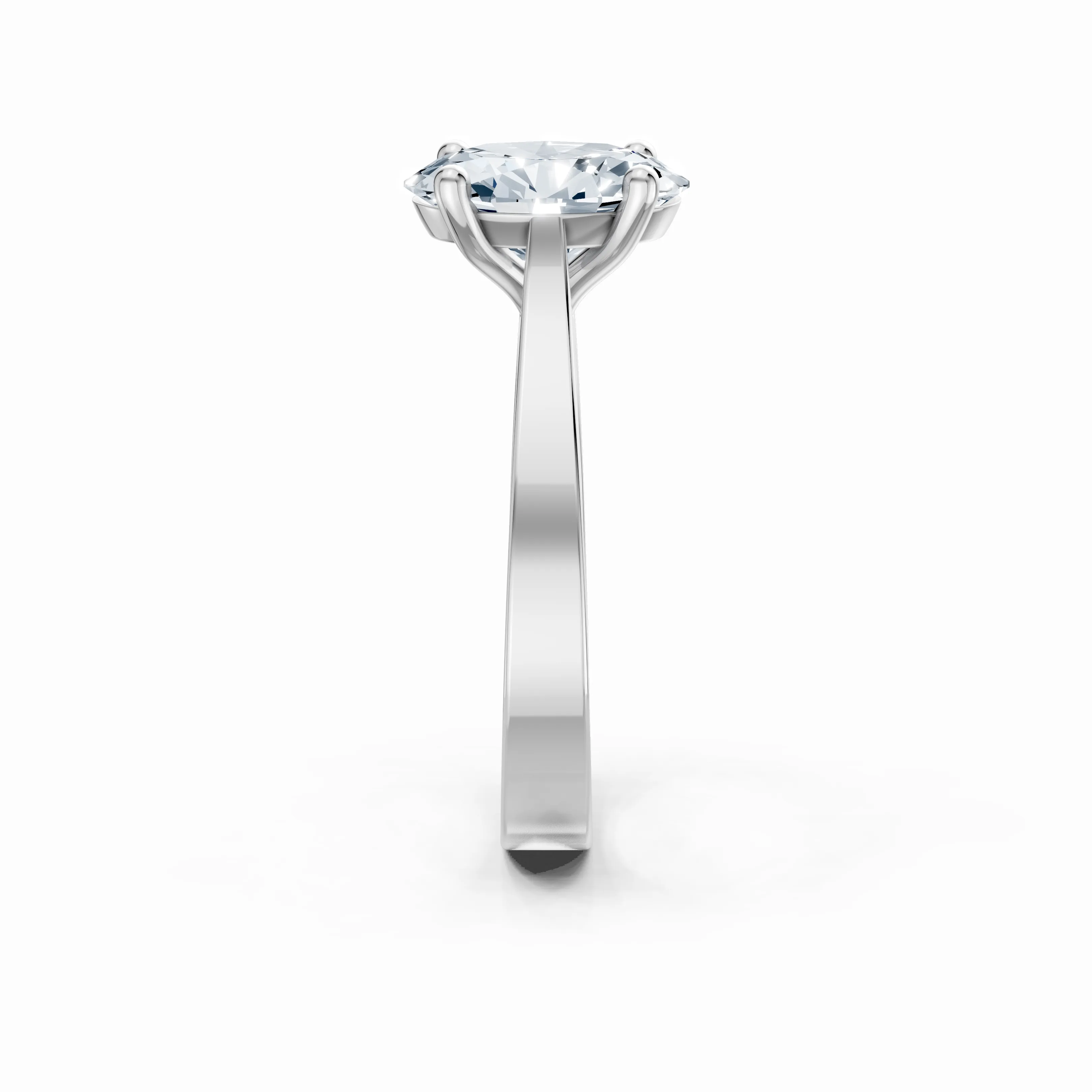 celeste oval solitaire ring - gallery - 5