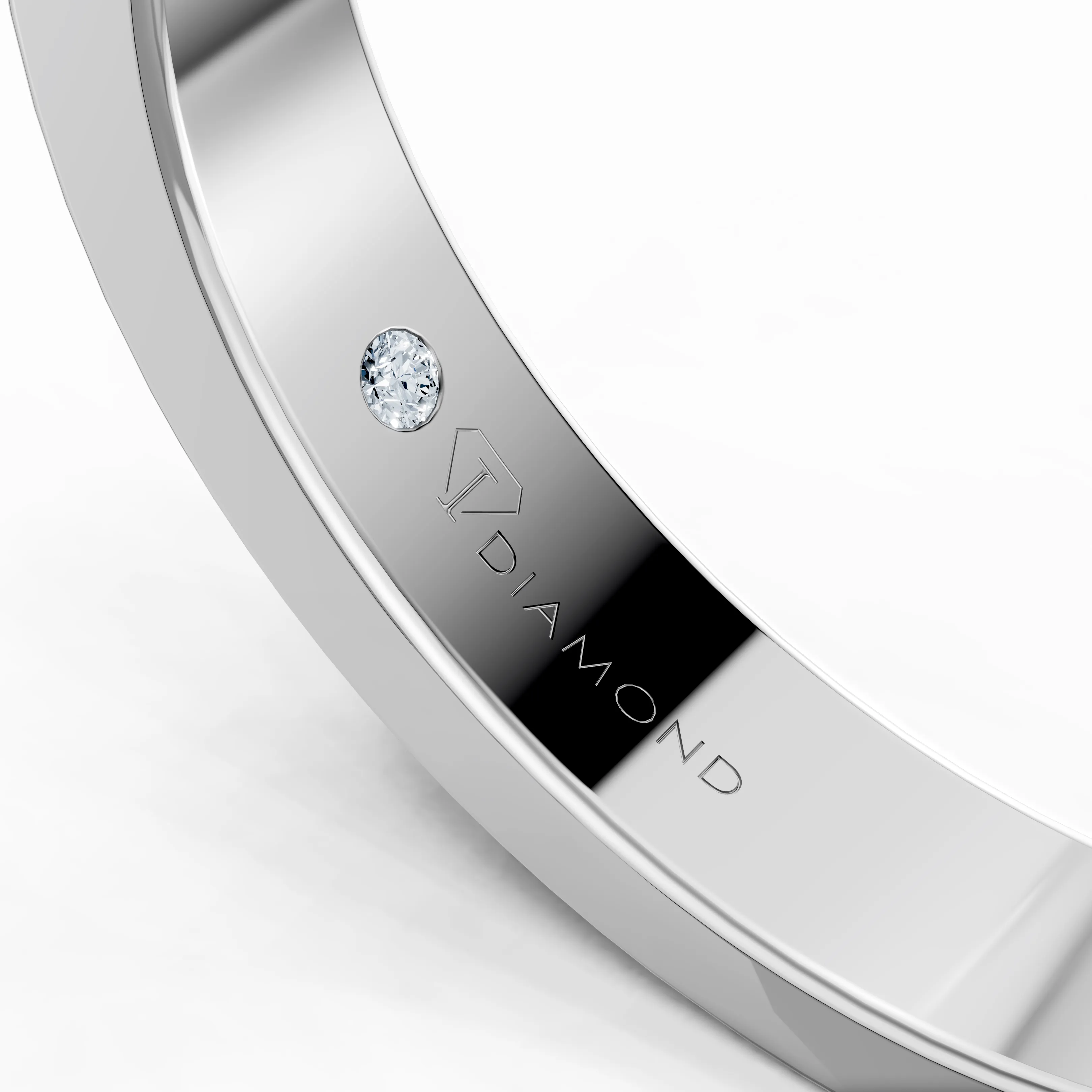 aria princess solitaire ring - gallery - 5