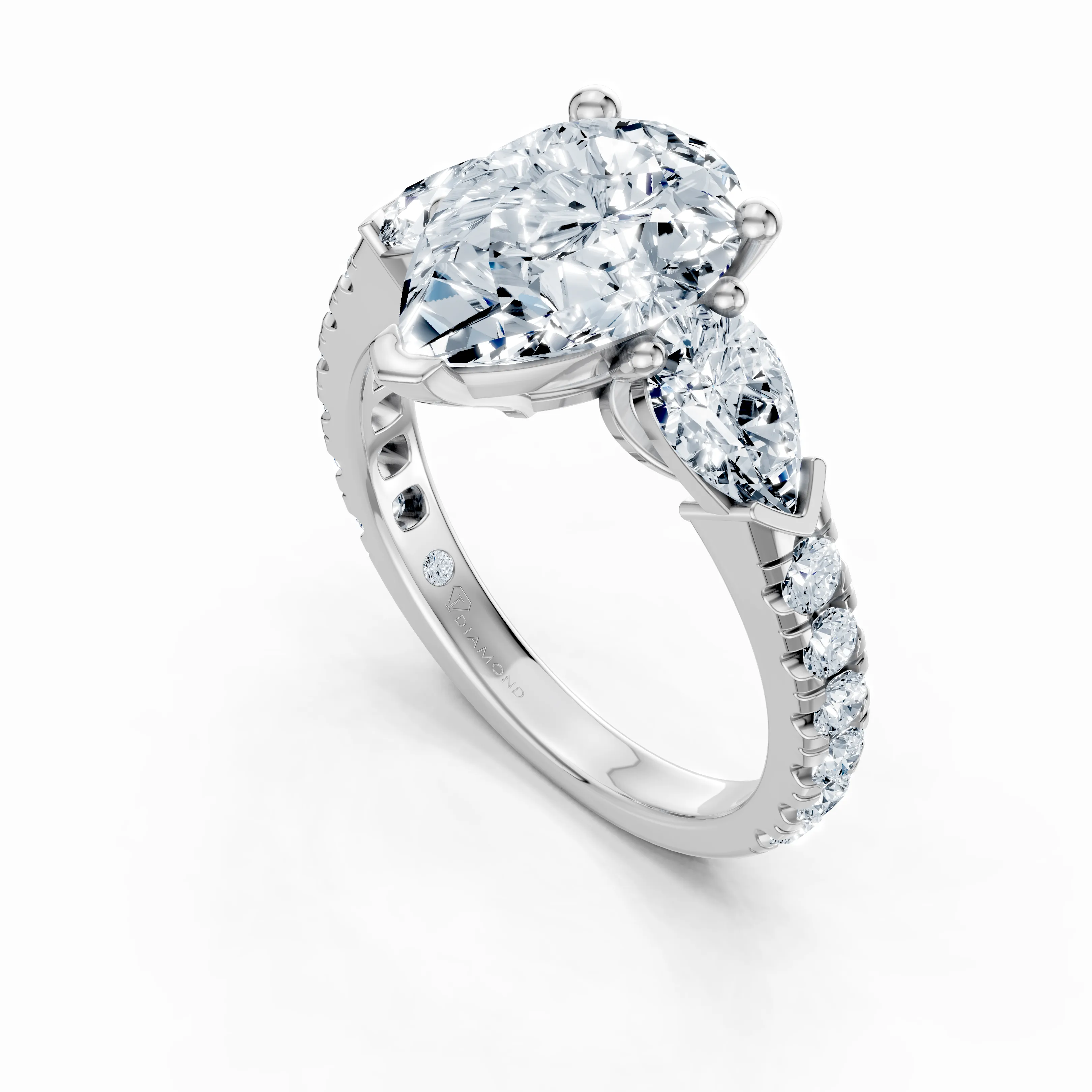 seraphina pear trilogy ring - gallery - 5